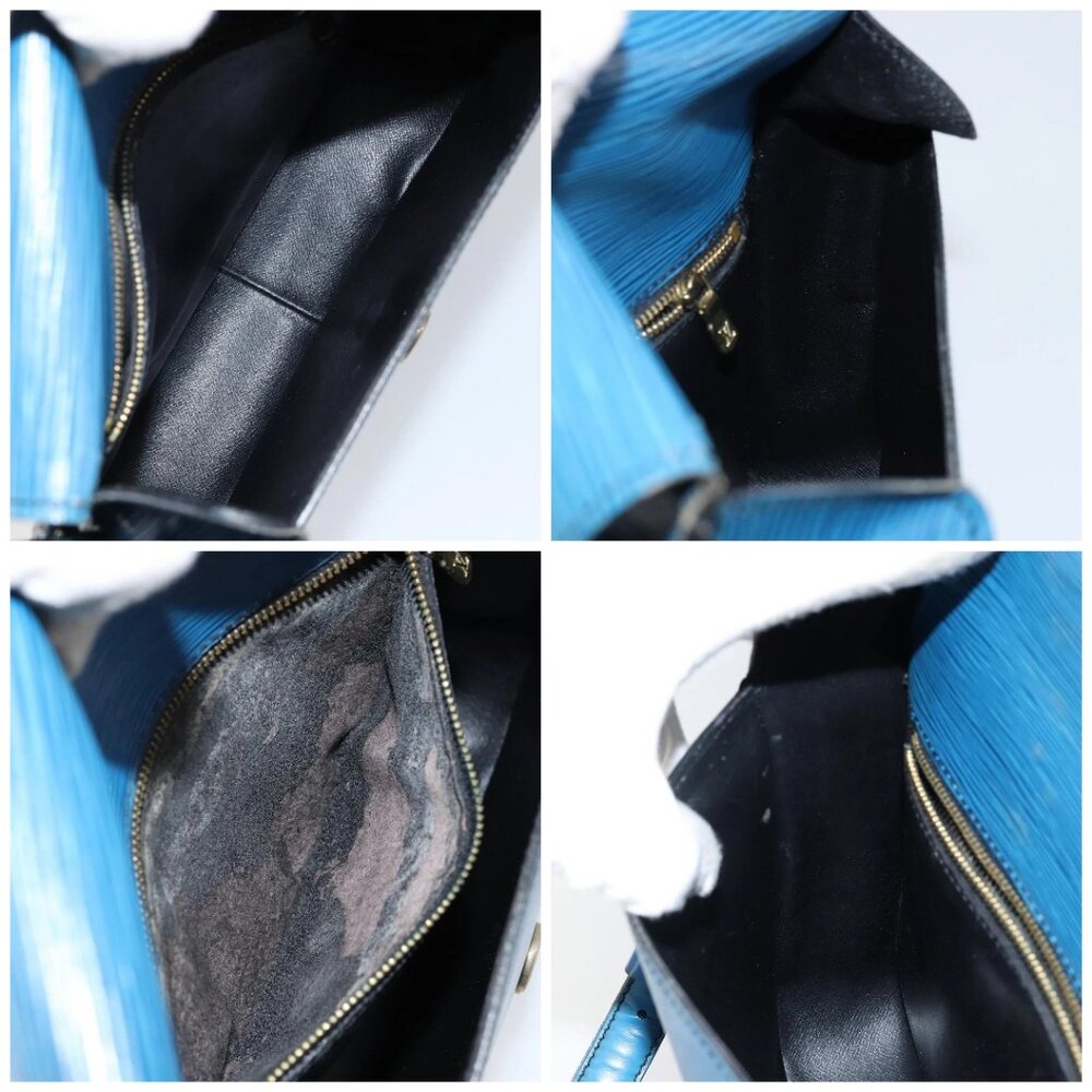 LOUIS VUITTON Epi Saint Cloud GM Shoulder Bag Toledo Blue M52195 LV Auth 142604 - Picture 16 of 16